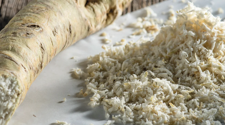 Grated Styrian horseradish | © Thermen- & Vulkanland | Bernhard Bergmann