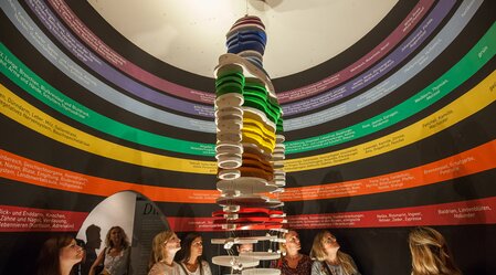 Visit to the chakra tower in the herbal kingdom of St. Jakob im Walde in Eastern Styria | © Busreisen Steiermark | Rauch