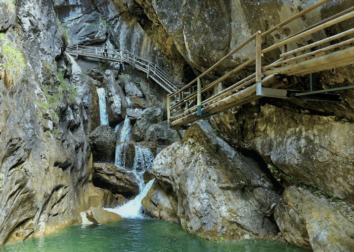 Stege in der Bärenschützklamm in der Oststeiermark | © TV Oststeiermark | Heinz Toperczer