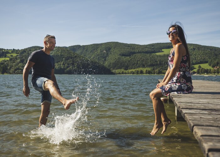 Water fun at Lake Stubenberg in Eastern Styria | Bernhard Bergmann | © Oststeiermark Tourismus, Bernhard Bergmann