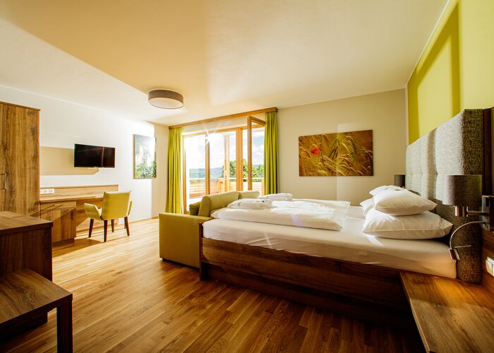 Zimmer im Hotel Almblick in Strallegg