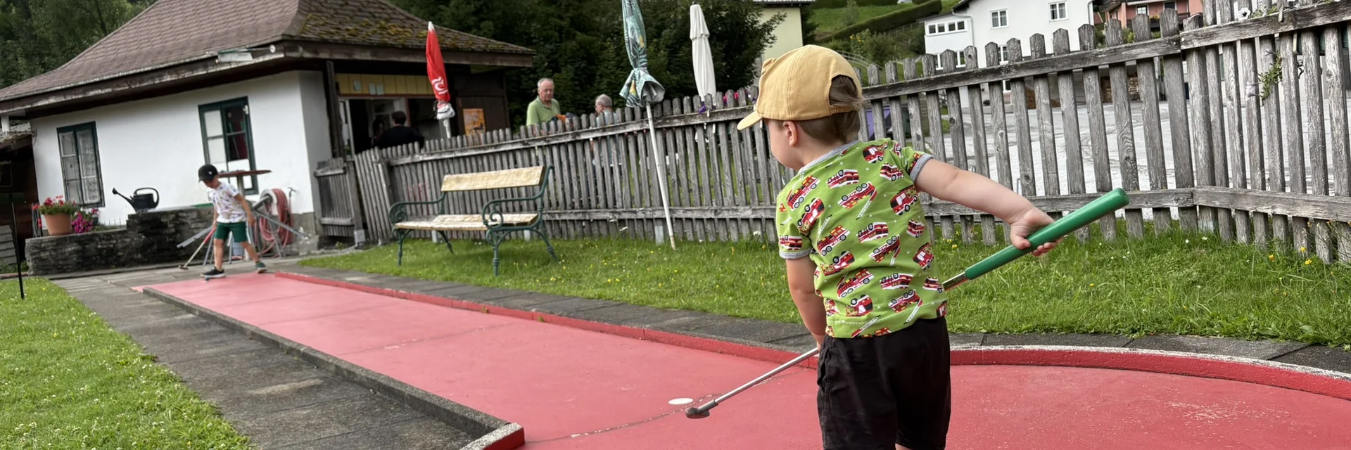 Minigolf in Ratten auch für die Kleinsten | © 
Oststeiermark Tourismus | Patricia Kamper Minigolf in Ratten auch für die Kleinsten | © 
Oststeiermark Tourismus | Patricia Kamper
