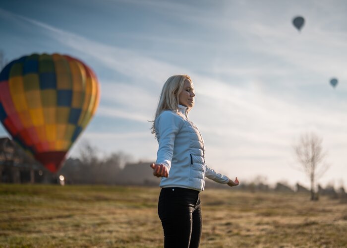 Hot air balloons and a meditative atmosphere in autumn | © 
Oststeiermark Tourismus | Alex Lang