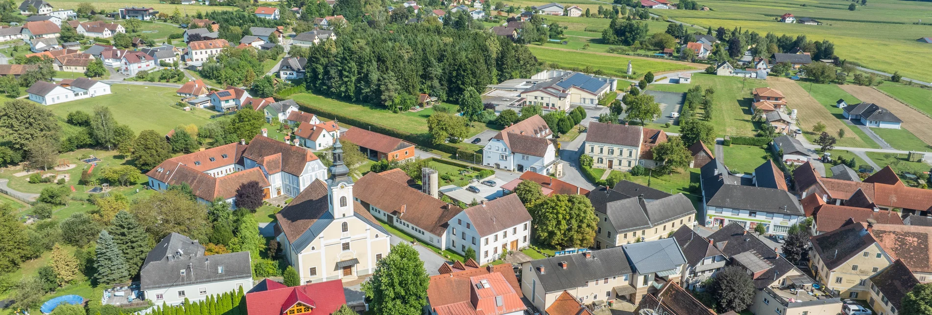 Ortszentrum Großsteinbach in der Oststeiermark