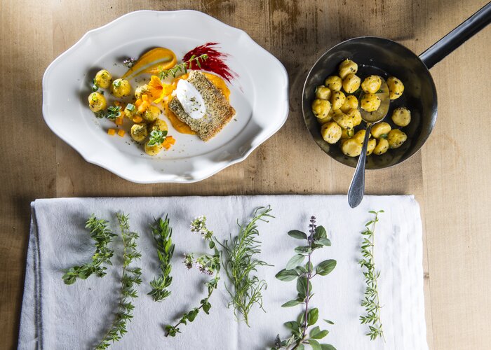 Top cuisine at the Gallbrunner Inn in Waisenegg in Eastern Styria | © Oststeiermark | Bernhard Bergmann