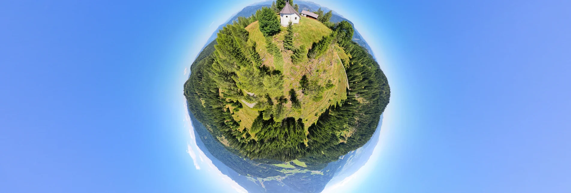 Mühlsteinboden in 360° Mühlsteinboden in 360° von oben