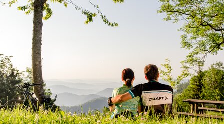 Radpause Mühlbacher Hütte | © TV Erlebnisregion Graz | Mias Photoart