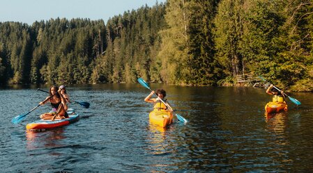 Kayaking at the Hirzmann reservoir | © Graz Region | studio draussen