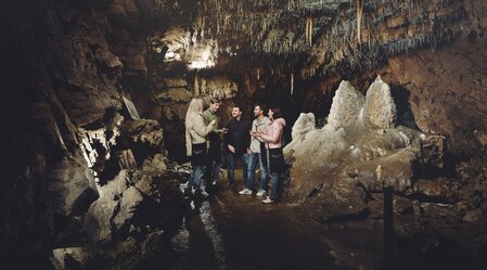 in the Lurgrotte | © Michael Königshofer | MICHAEL KOENIGSHOFER