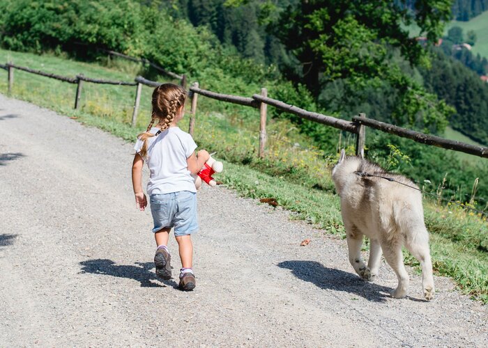 Hiking with a dog | © TV Erlebnisregion Graz | Mias Photoart