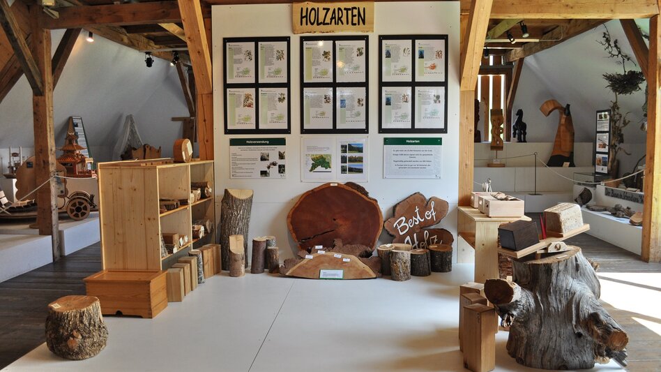 Verschiedene Holzarten