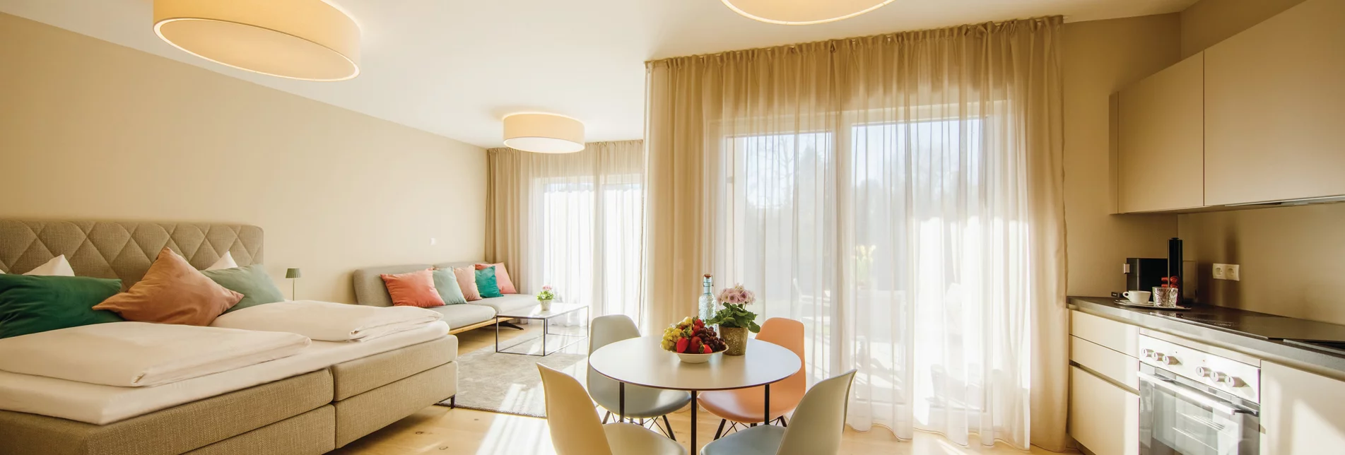 Im Pfeiler's gibt's auch sieben Apartmens | © Pfeiler's