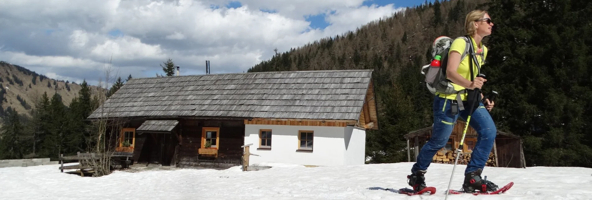 Schneeschuh Schneeschuhwanderung zur Hinteren Mörsbachalm - Touren-Impression #1 | © Weges