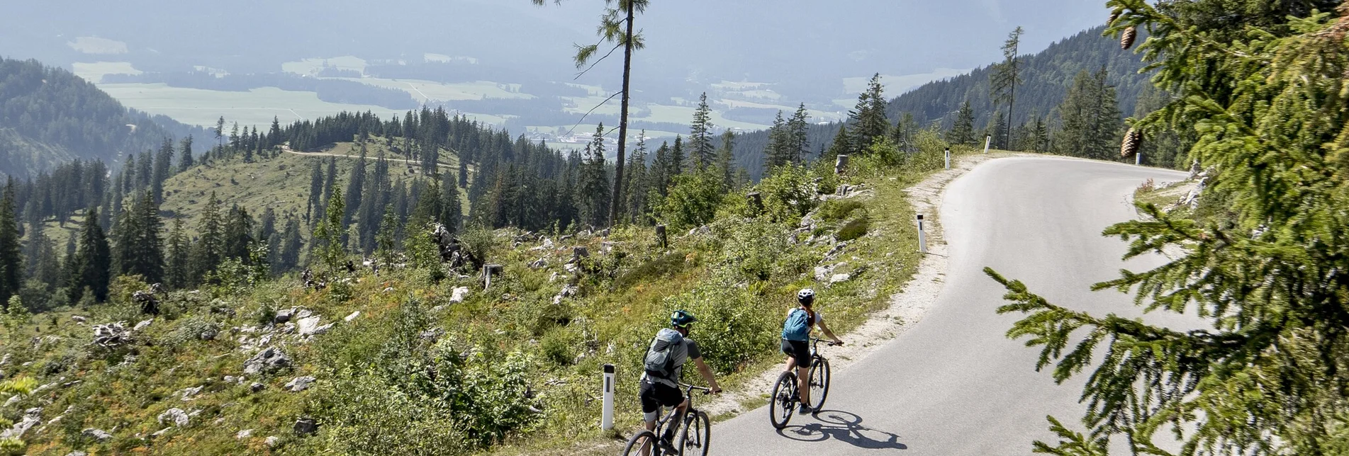 Radfahren S366 Tauplitzalm Alpenstraße mit dem E-Bike - Touren-Impression #1 | © Tom Lamm | ikarus.cc