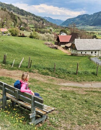 Kurze Pause mit Ausblick | Weges OG | © Weges OG