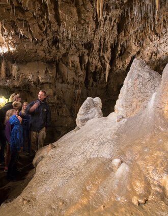 Tropfstein in der Lurgrotte Peggau (c) TV Region OberGraz-J.Lunghammer | Meike Brucher | © Region Graz