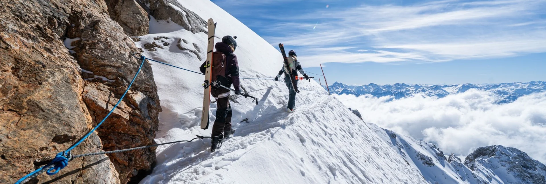 Backcountry Skiing Freeride-Abfahrt Edelgrieß und Kraml-Lahn - Touren-Impression #1