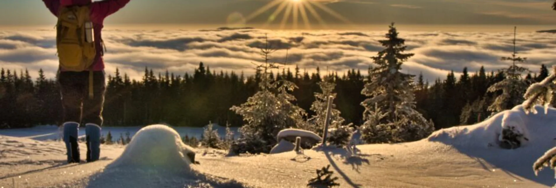 Winterwandern Wintersonnwendtour Teufelstein, Fischbach - Touren-Impression #1 | © Weges OG