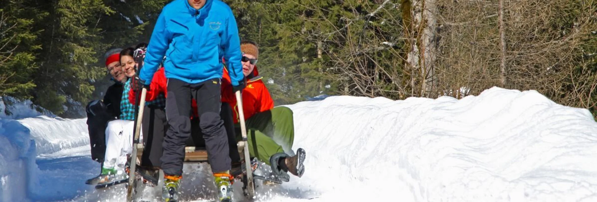 Sledding Hand-Sleigh-Riding at the Schaupphof - Touren-Impression #1 | © Schaupphof