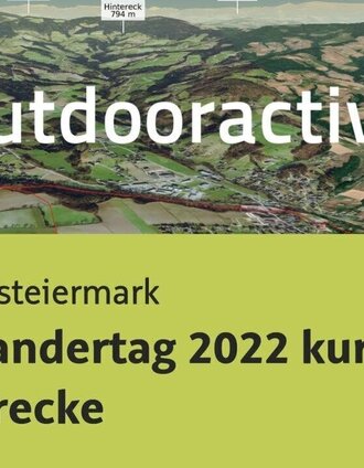 Wanderung in der Oststeiermark: Wandertag 2022 kurze Strecke | © Outdooractive – 3D Videos