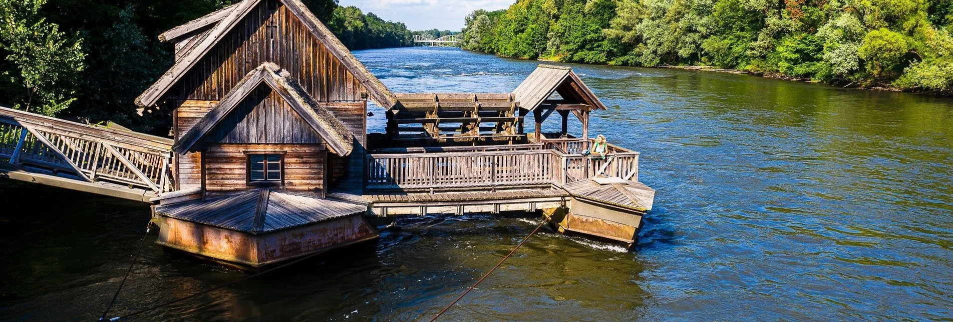 Ship mill Mureck | © Thermen- & Vulkanland Hiking route Feet in the river - On the trail of the volcanoes (Füße im Fluss - Auf den Spuren der Vulkane) - Touren-Impression #1 | © Thermen- & Vulkanland