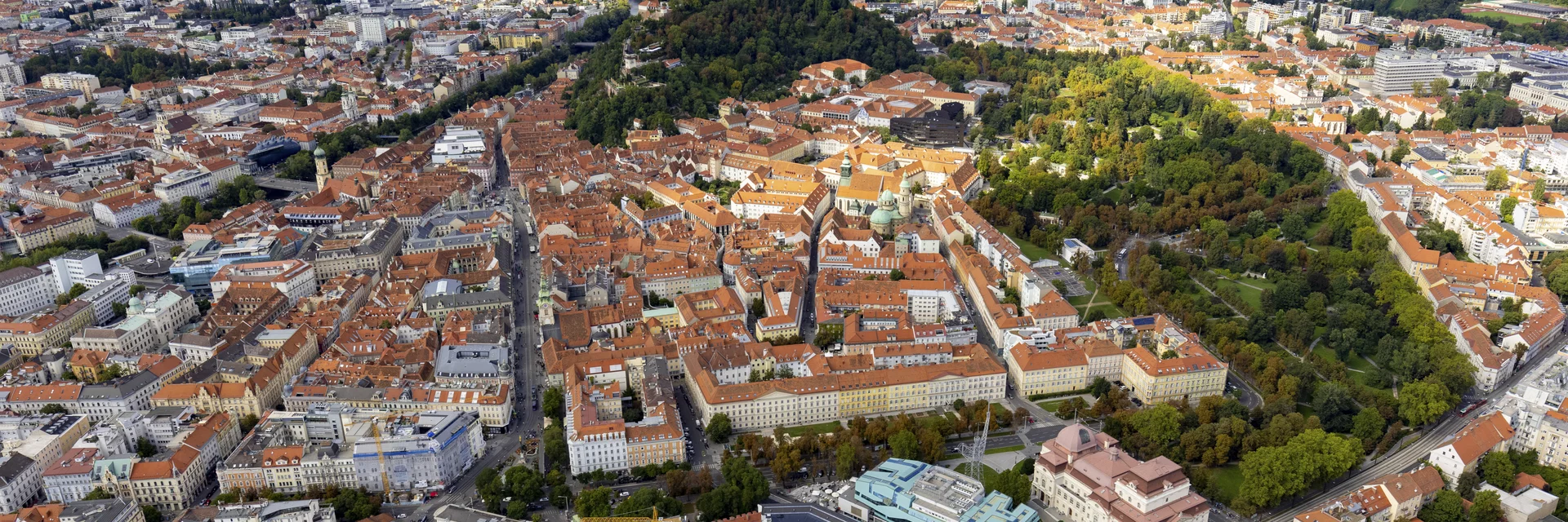 Graz aus der Vogelperspektive | © STG | Harry Schiffer