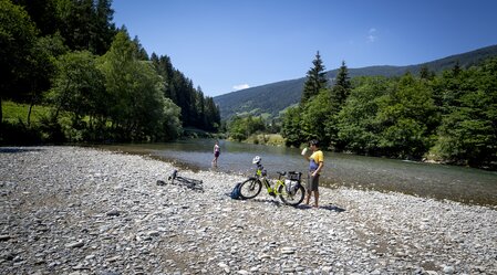 Abkühlung am Murradweg bei St. Ruprecht ob Murau | © STG | Tom Lamm