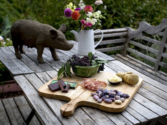 Das kulinarische Thermen- & Vulkanland: Vulcanoschinken, Zotter-Schoko, Käferbohnen, Kren und Holunder Das kulinarische Thermen- & Vulkanland: Vulcanoschinken, Zotter-Schoko, Käferbohnen, Kren und Holunder