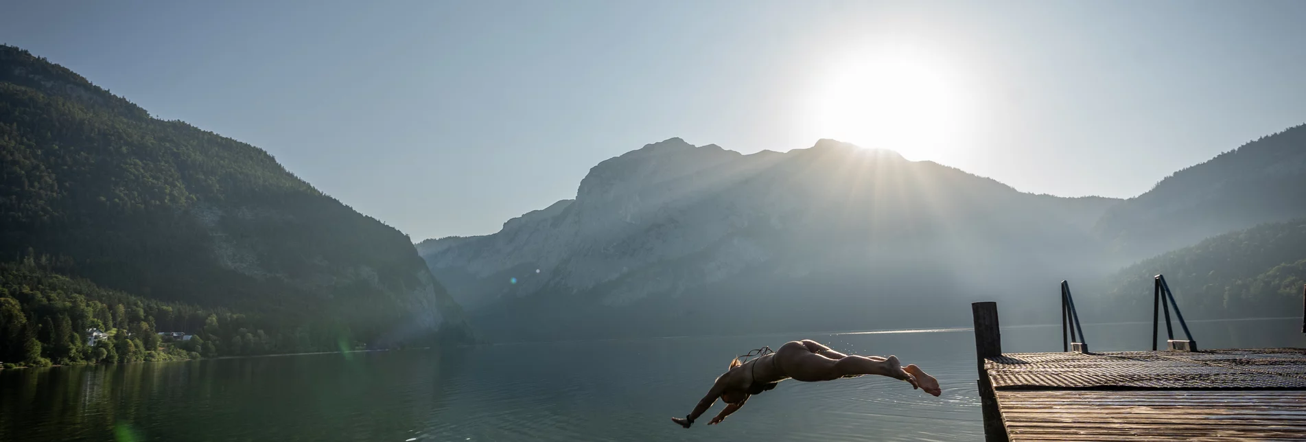 Baden im Altausseer See | © STG | Jesse Streibl