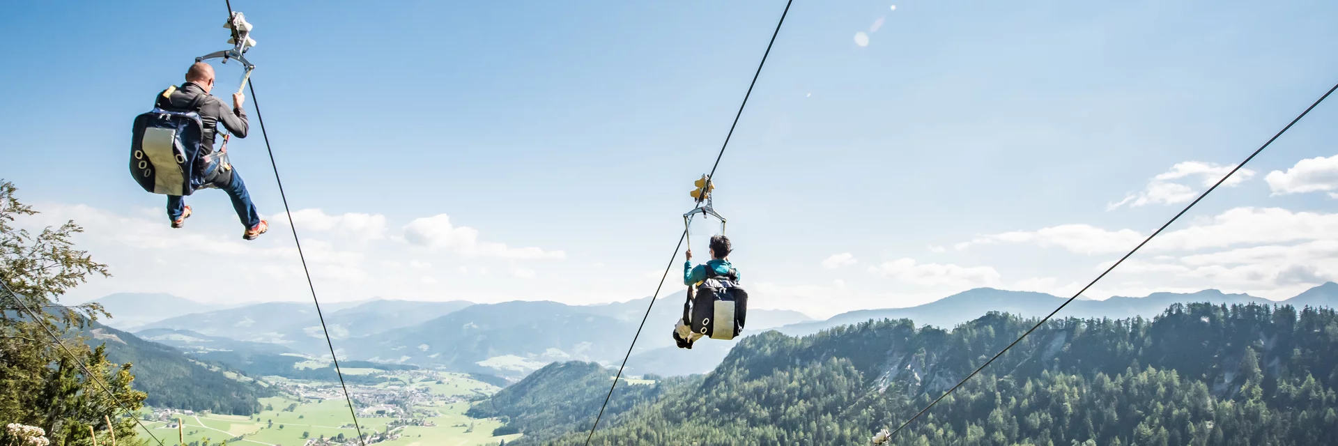 Zipline am Stoderzinken | © zipline.at | Christoph Huber