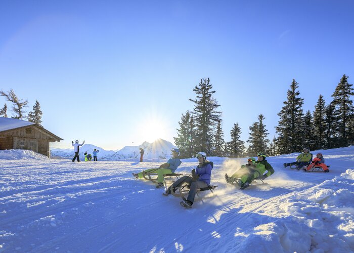 Rodeln auf der Hochwurzen | © TVB Schladming-Dachstein | Martin Huber