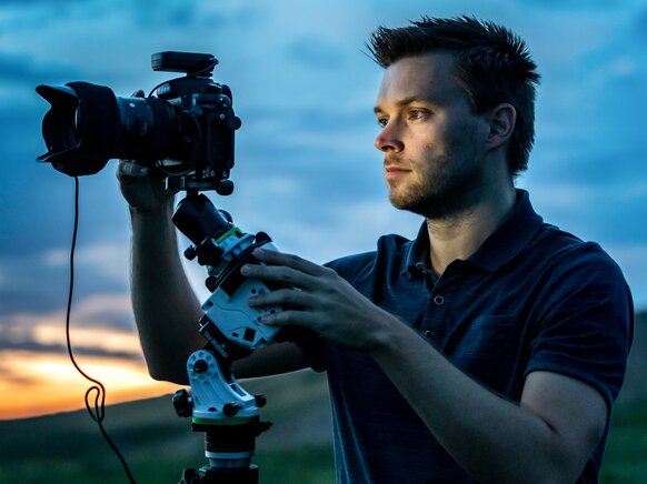 Michael Kleinburger fotografiert leidenschaftlich gerne den Sternenhimmel 