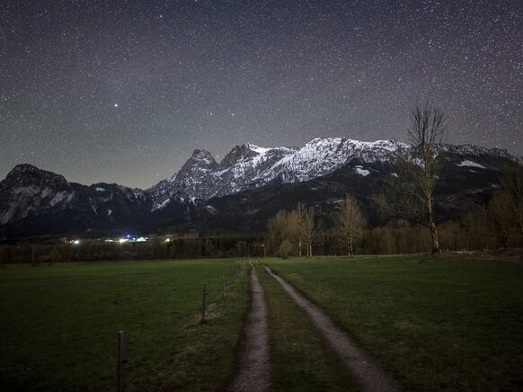 Sternenhimmel im Gesäuse | © Michael Kleinburger
