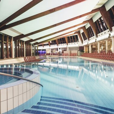Abends wird es ruhig in der Therme Loipersdorf  | © Therme Loipersdorf 