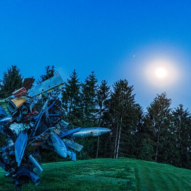 Vollmond im Skulpturenpark  | © Region Graz 