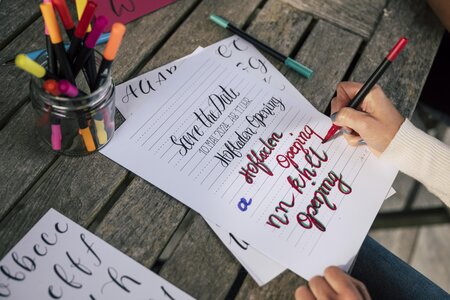 handlettering red_Pöllau_Eastern Styria | © Bernhard Bergmann