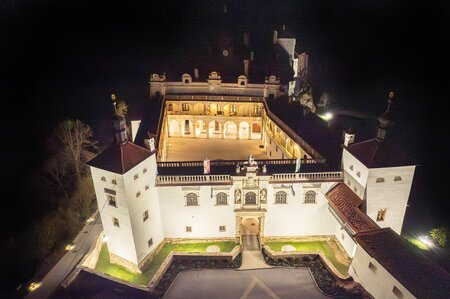 Gartenschloss Herberstein_von oben_Oststeiermark | © Helmut Schweighofer