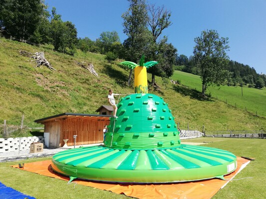 Bouncy House Island_Eastern Styria | © Gasthaus Karl-Wirt