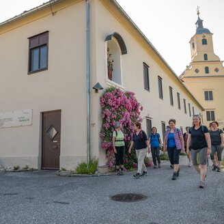 We start for our pilgrim tour at 'Haus der Frauen' | © Haus der Frauen