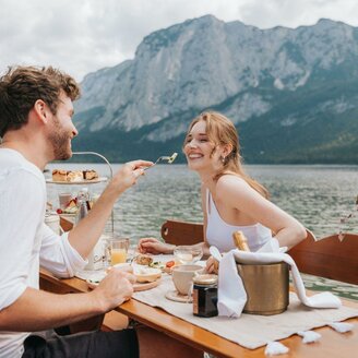 Seevilla, Altaussee, Plättenfrühstück zu zweit | © Karl Steinegger