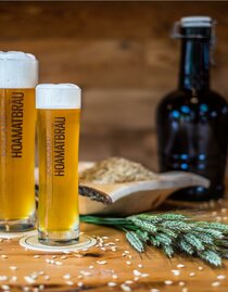 Joglland Hoamatbräu_Biergläser_Oststeiermark | © Joglland Hoamatbräu | Markus Pichler | © Joglland Hoamatbräu