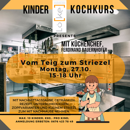 Löke Kinder Kochkurs- Striezel | © Ferdinand Bauernhofer
