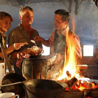 Rauchstubenhaus in Anger, wo wir unseren köstliche