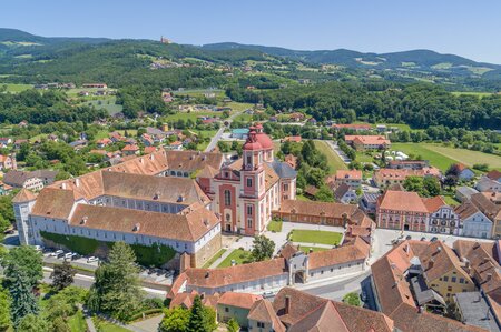 Aerial photo Pöllau_Eastern Styria | © Naturpark Pöllauer Tal
