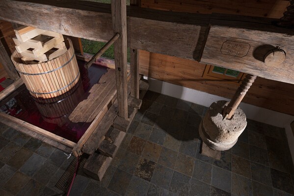 Baumpresse bei Weinbau Wurzinger | © Weinbau Wurzinger