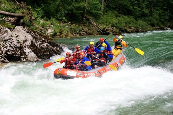 Rafting auf der Salza mit Black Sheeps | ©  Black Sheeps Adventures KG