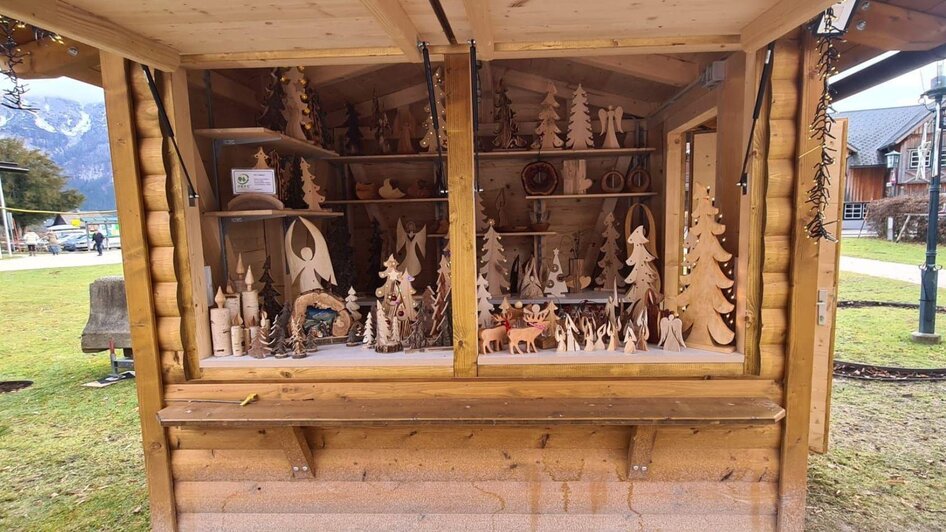 Advent-Markt, Altaussee, Holzstand | © Winfried Büttner