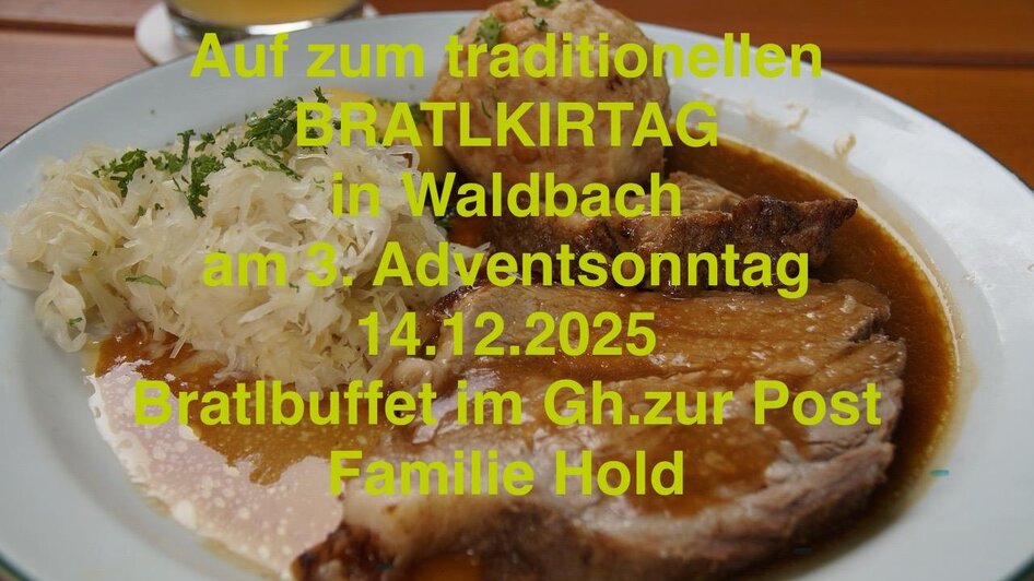 Flyer Bratl-Kirtag_Oststeiermark | © Gasthof zur Post, Hold