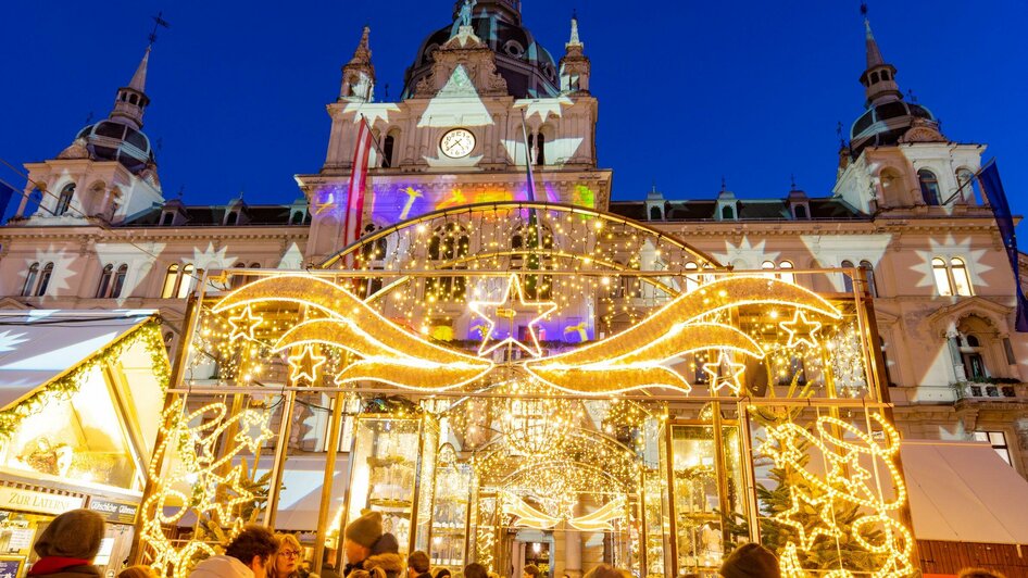 Christkindlmarkt am Hauptplatz | © Graz Tourismus - Harry Schiffer