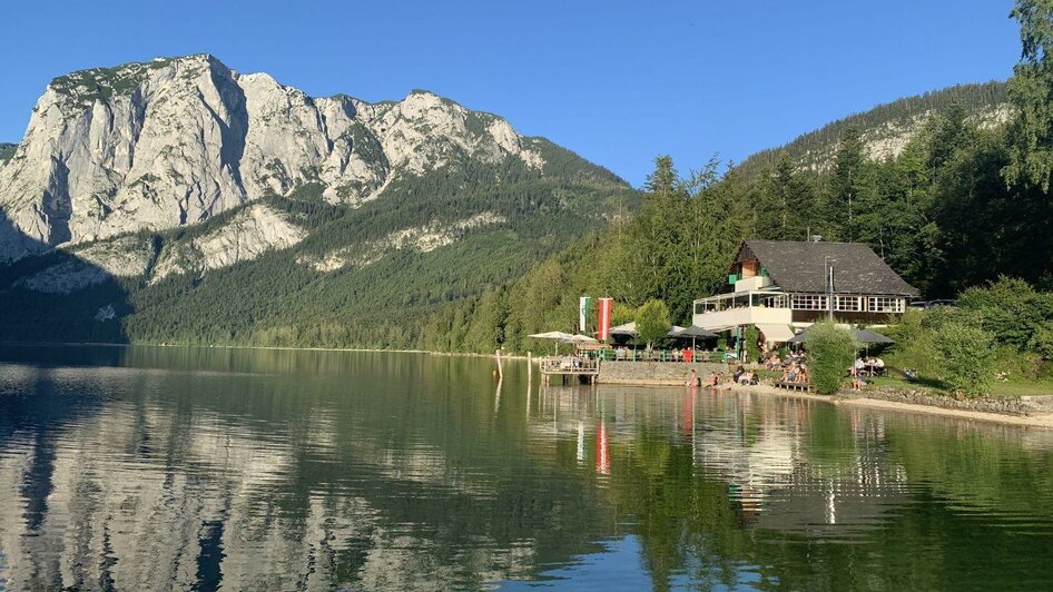 Strandcafe, Altaussee, Trisselwand | © Strandcafe